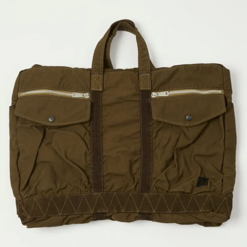 Porter-Yoshida & Co. Large Crag 2-Way Boston Bag  - Coyote sold by Son of a Stag