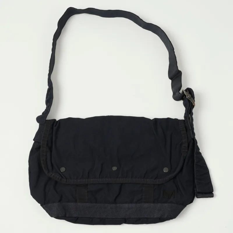 Porter-Yoshida & Co. Medium Crag Messenger Bag - Navy sold by Son of a Stag