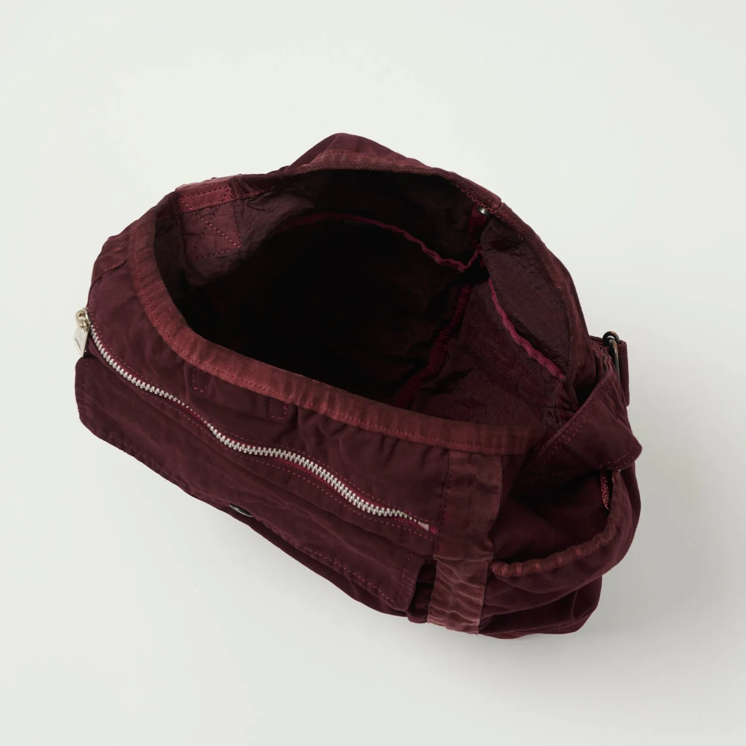 Porter-Yoshida & Co. Large Crag Shoulder Bag - Burgundy sold by Son of a Stag product image thumbnail 5