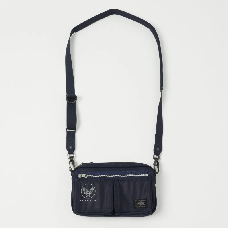 Porter-Yoshida & Co. Flying Ace 2Way Shoulder Bag - Navy sold by Son of a Stag