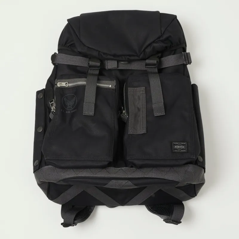 Porter-Yoshida & Co. Flying Ace Backpack - Black sold by Son of a Stag