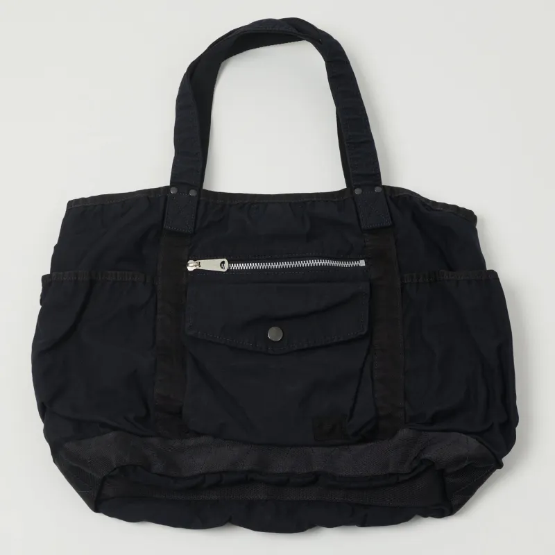 Porter-Yoshida & Co. Crag Tote Bag - Navy sold by Son of a Stag
