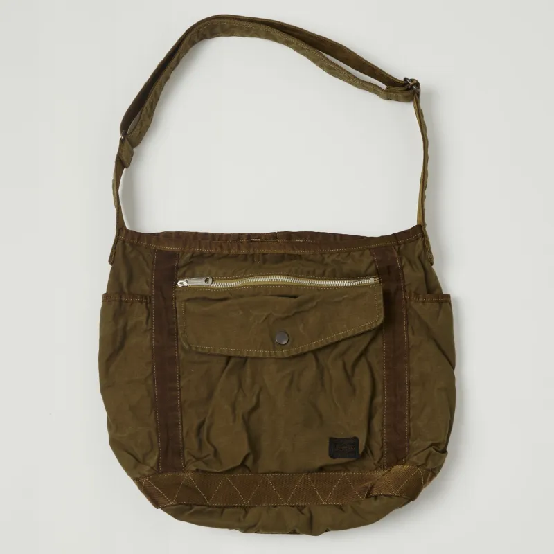 Porter-Yoshida & Co. Large Crag Shoulder Bag  - Coyote sold by Son of a Stag