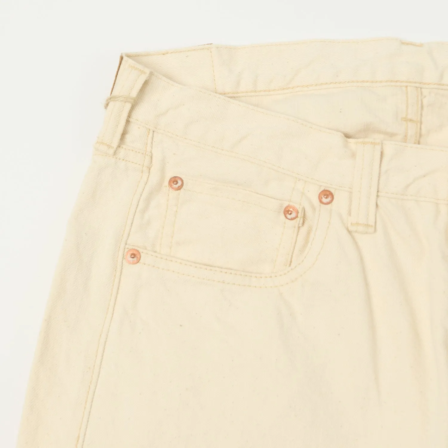 Full Count 1101 13.7oz Loose Straight Jean - Ecru One Wash sold by Son of a Stag product image thumbnail 5