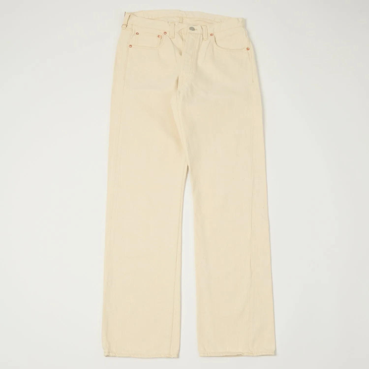 Full Count 1101 13.7oz Loose Straight Jean - Ecru One Wash sold by Son of a Stag