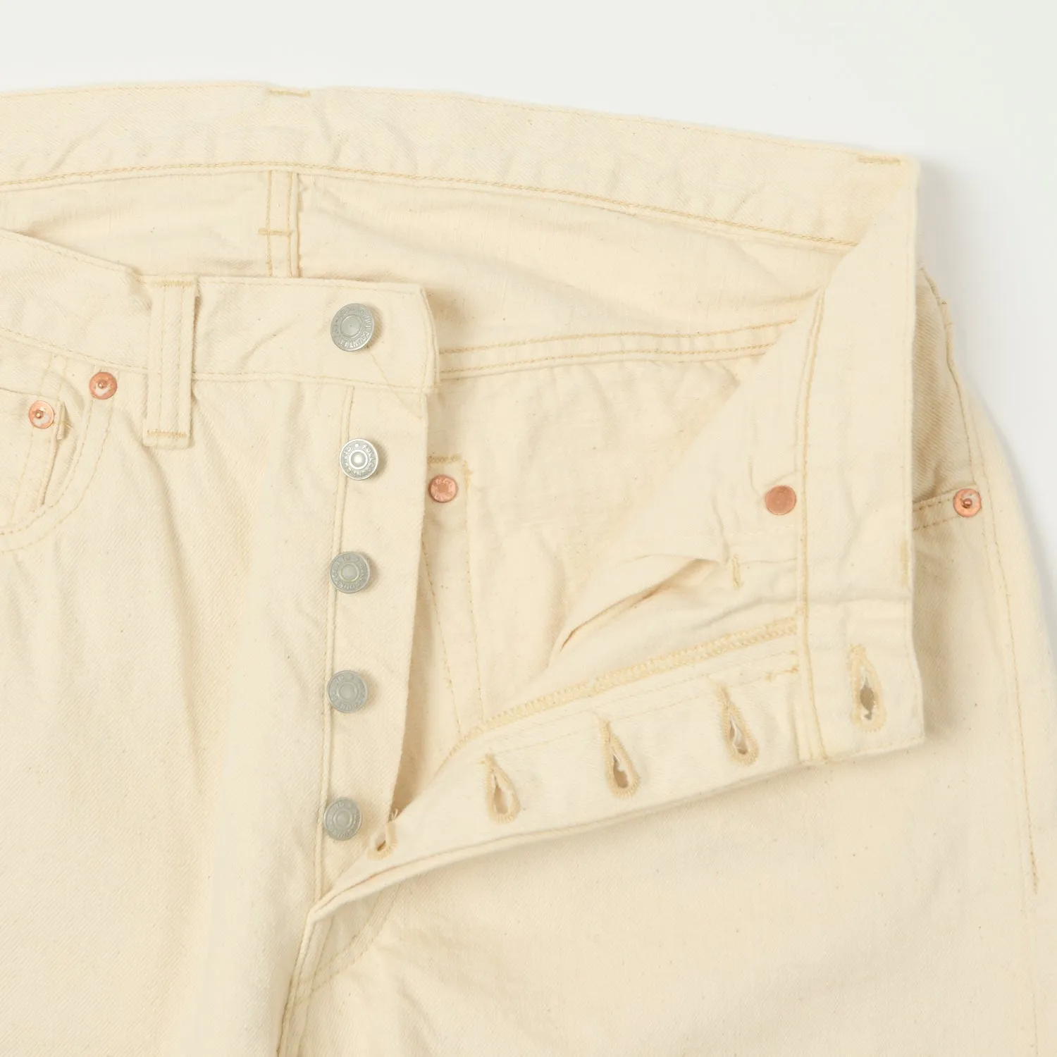 Full Count 1101 13.7oz Loose Straight Jean - Ecru One Wash sold by Son of a Stag product image thumbnail 3