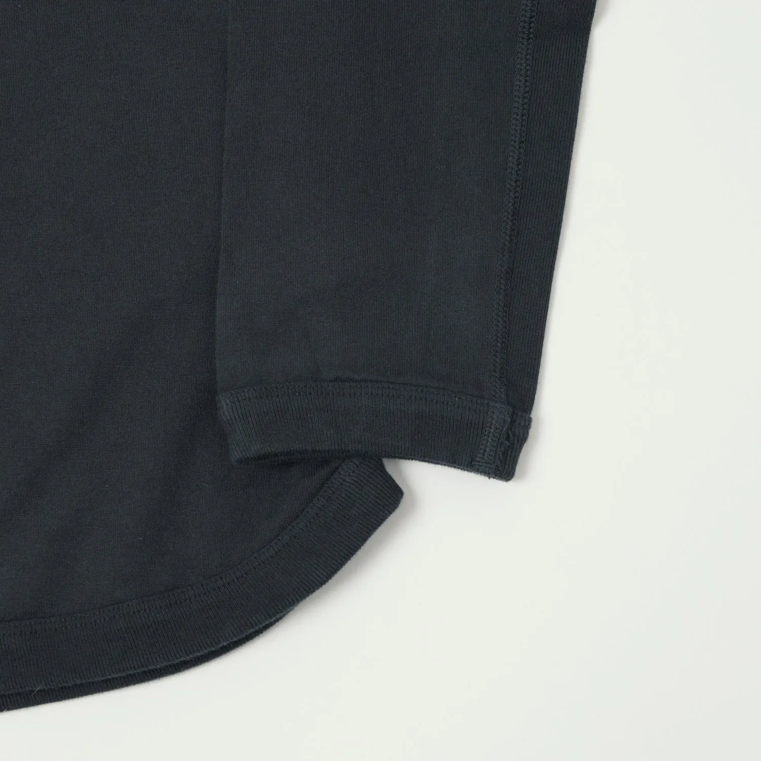 FULLCOUNT 5222LH Flat Seam Heavyweight Henley - Ink Black sold by Son of a Stag product image thumbnail 3