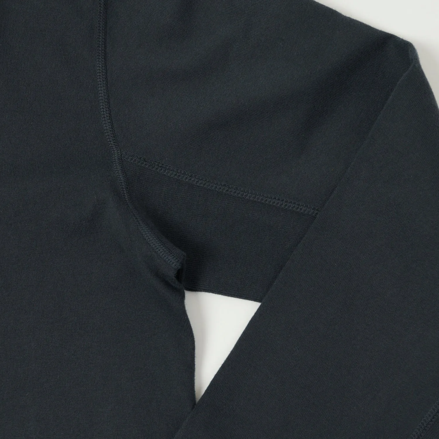 FULLCOUNT 5222LH Flat Seam Heavyweight Henley - Ink Black sold by Son of a Stag product image thumbnail 4