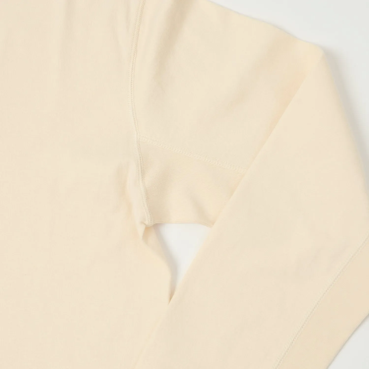 FULLCOUNT 5222LH Flat Seam Heavyweight Henley - Ecru sold by Son of a Stag product image thumbnail 3