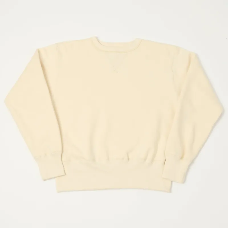 Full Count 3767 'Mother Cotton' Sweatshirt - Ecru sold by Son of a Stag