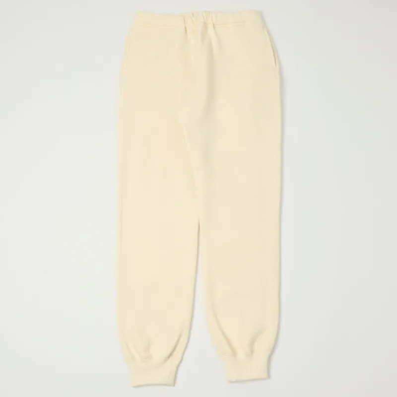 Full Count 3768 'Mother Cotton' Sweatpants - Ecru sold by Son of a Stag