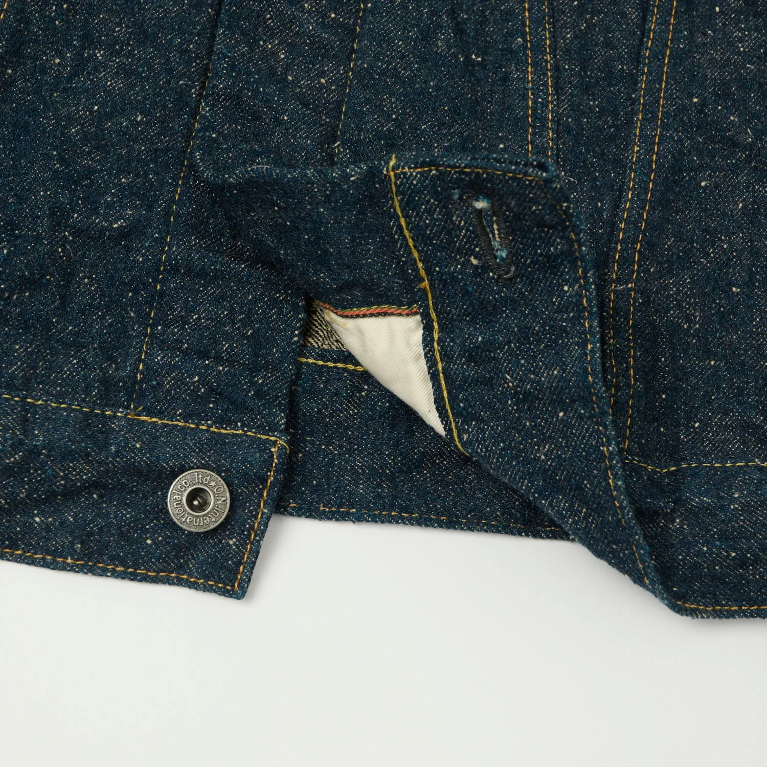 ONI Denim 02527P-CCD 'Crushed Concrete Kabuki' 15oz Type III Denim Jacket - One Wash sold by Son of a Stag product image thumbnail 4