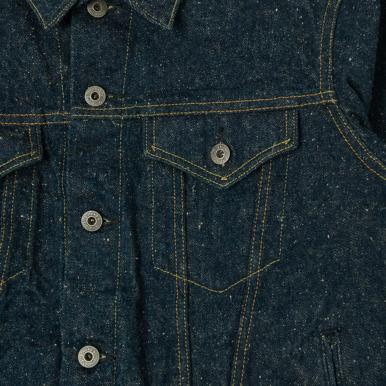 ONI Denim 02527P-CCD 'Crushed Concrete Kabuki' 15oz Type III Denim Jacket - One Wash sold by Son of a Stag product image thumbnail 3