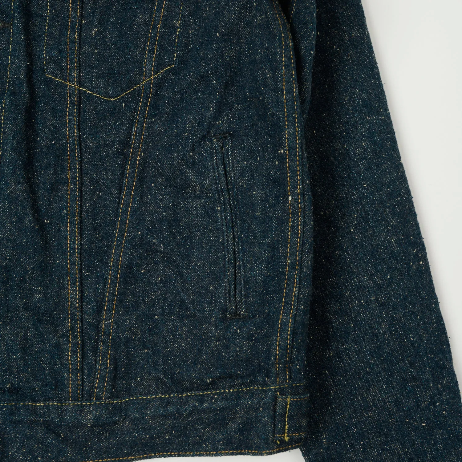ONI Denim 02527P-CCD 'Crushed Concrete Kabuki' 15oz Type III Denim Jacket - One Wash sold by Son of a Stag product image thumbnail 5