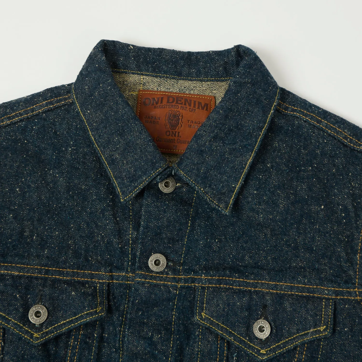 ONI Denim 02527P-CCD 'Crushed Concrete Kabuki' 15oz Type III Denim Jacket - One Wash sold by Son of a Stag product image thumbnail 2