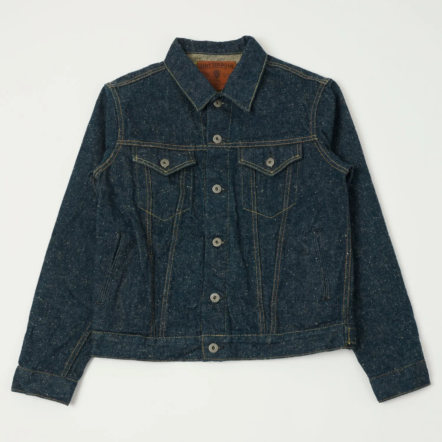 ONI Denim 02527P-CCD 'Crushed Concrete Kabuki' 15oz Type III Denim Jacket - One Wash sold by Son of a Stag