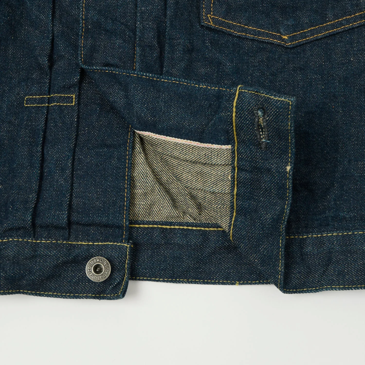 ONI Denim 01507L Ishikawadai 15oz Type-I Denim Jacket - One Wash sold by Son of a Stag product image thumbnail 5