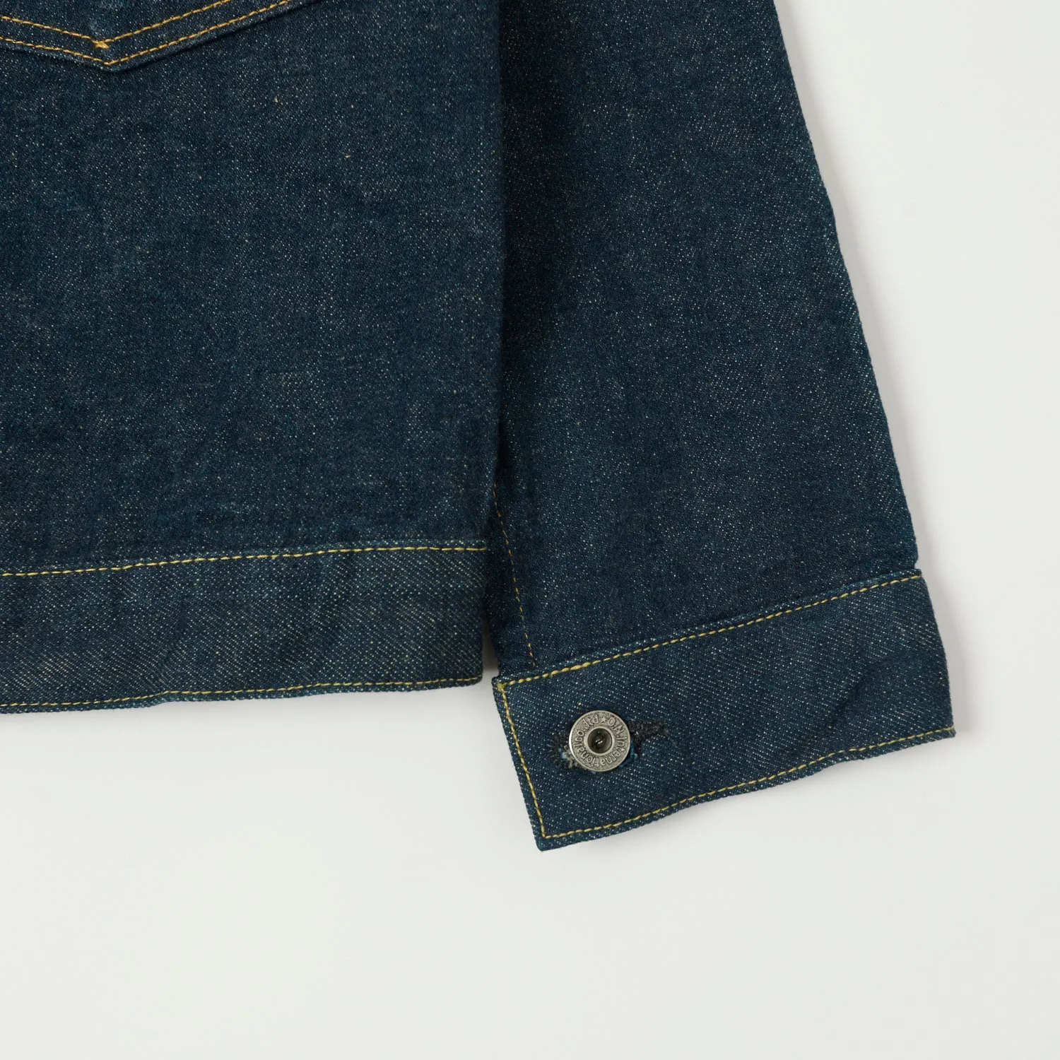 ONI Denim 01507L Ishikawadai 15oz Type-I Denim Jacket - One Wash sold by Son of a Stag product image thumbnail 4