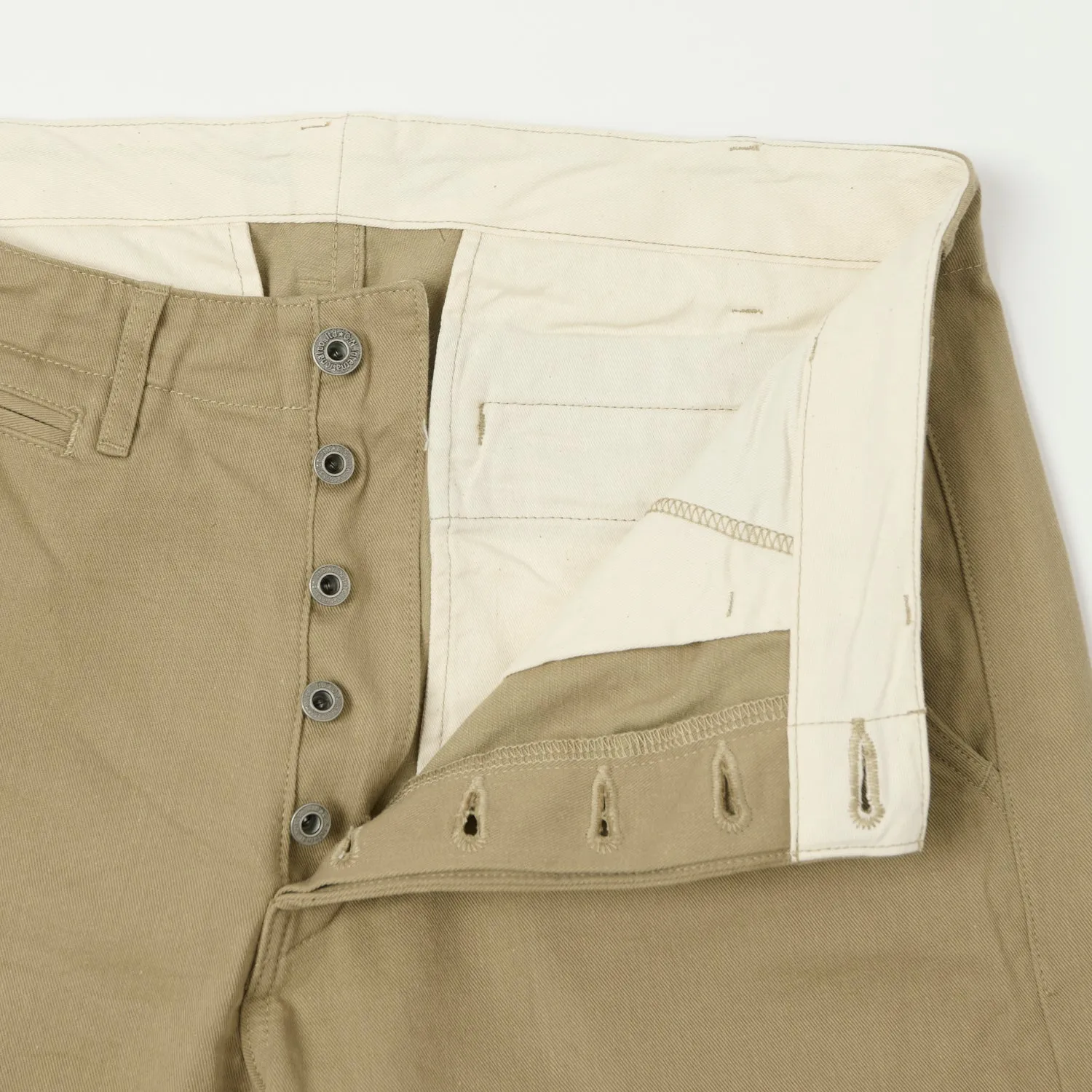 ONI Denim 737-SVC-KHB 9.5oz Selvedge Chino - Beige sold by Son of a Stag product image thumbnail 5