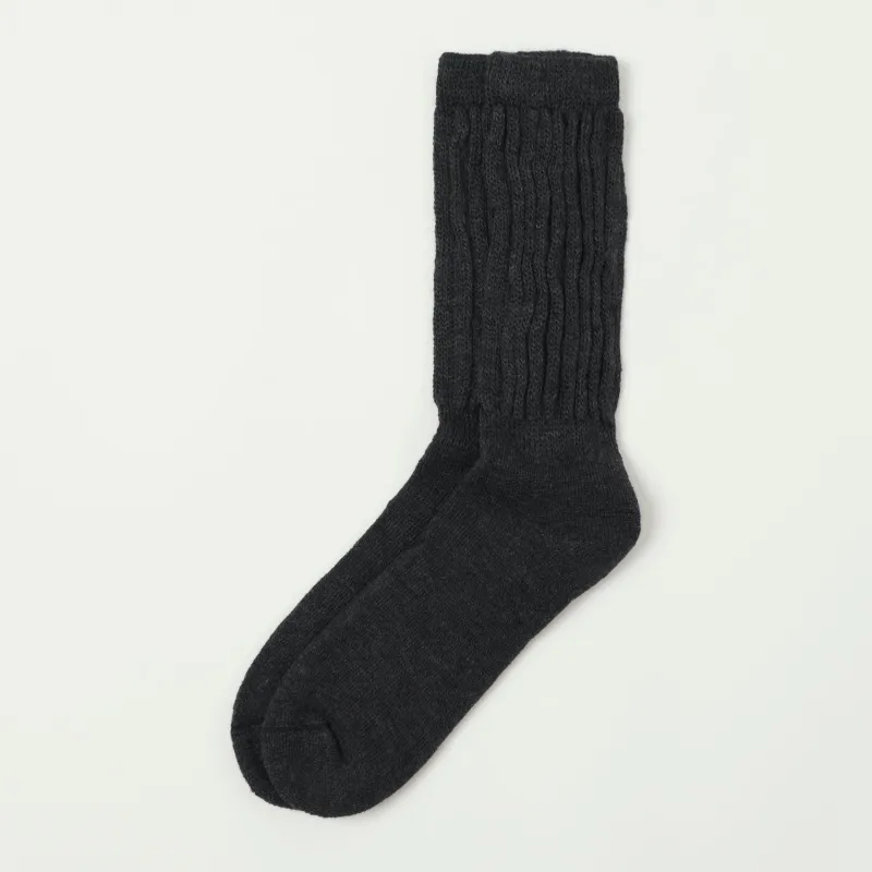 Patapaca Chunky Sock - Charcoal sold by Son of a Stag