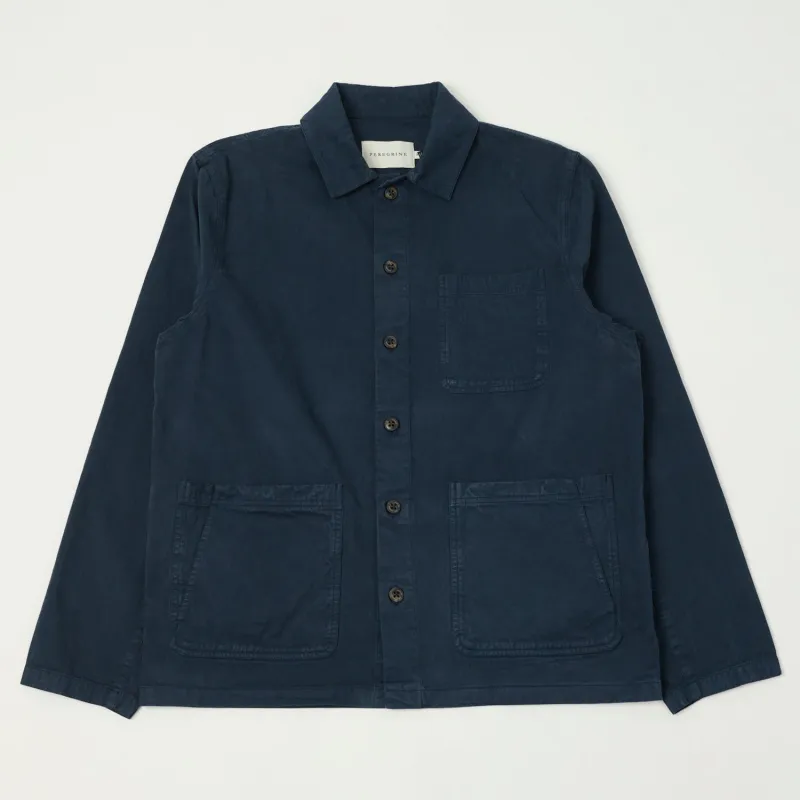 Peregrine Ashton Chore Jacket - Navy sold by Son of a Stag