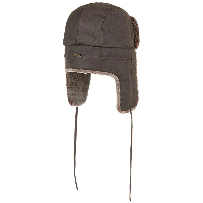 Stetson Bomber Cap - Brown sold by Son of a Stag product image thumbnail 2