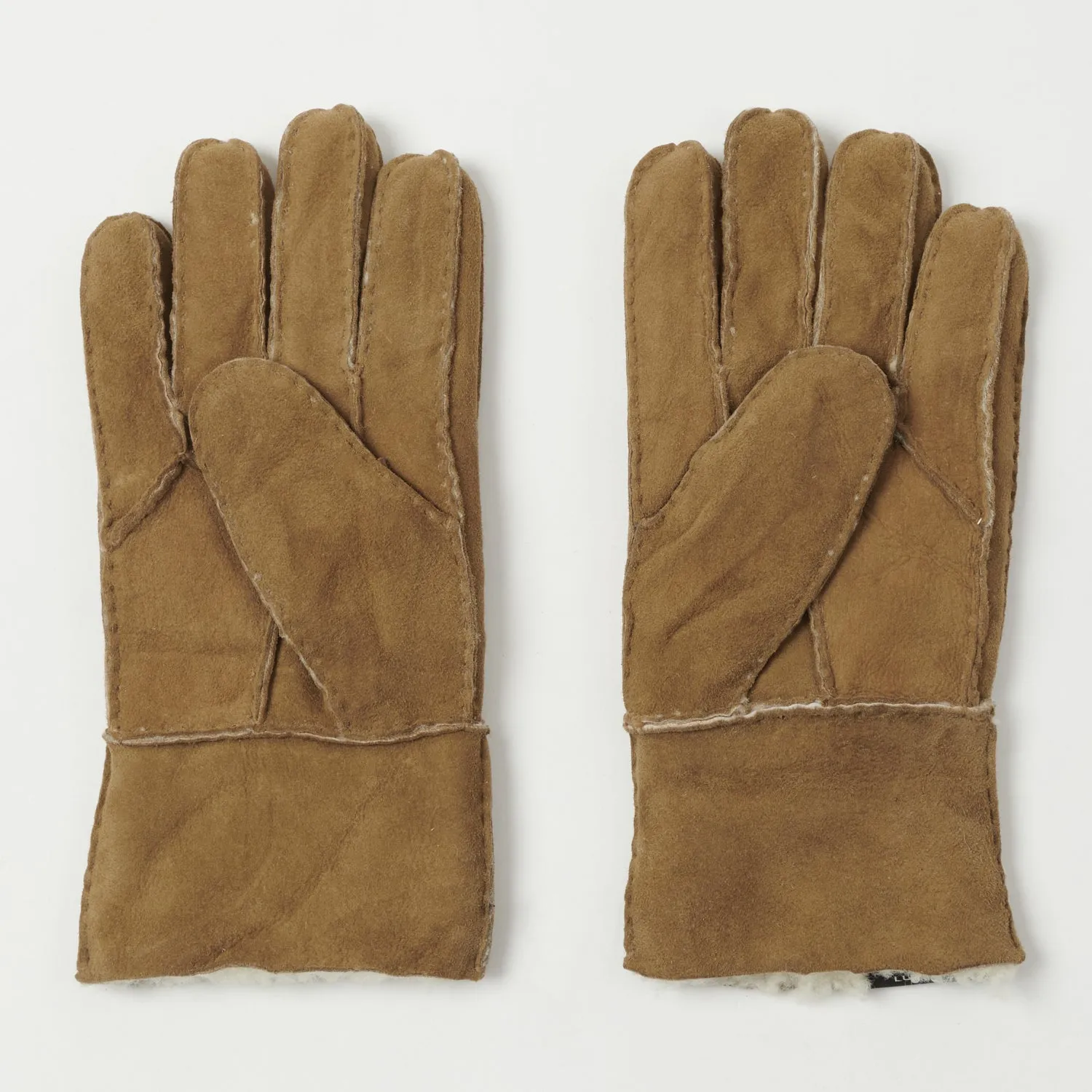 Crown Cap 4-01615 Shearling Gloves - Camel sold by Son of a Stag product image thumbnail 2