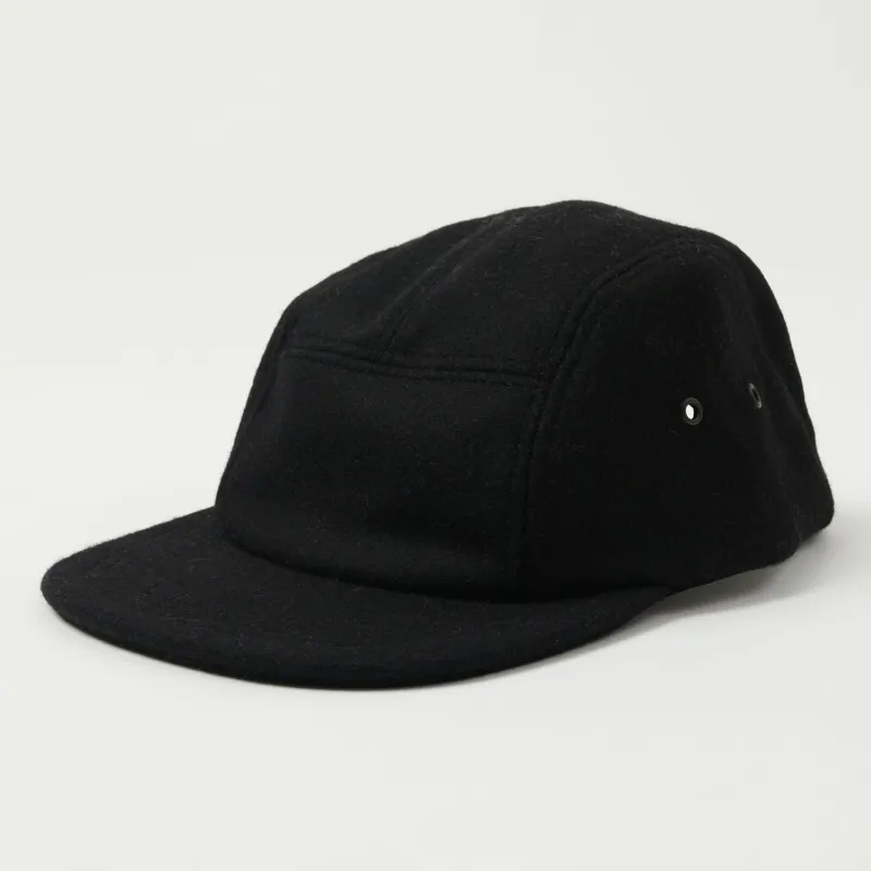 Crown Cap 5 Panel Ball Cap - Black sold by Son of a Stag
