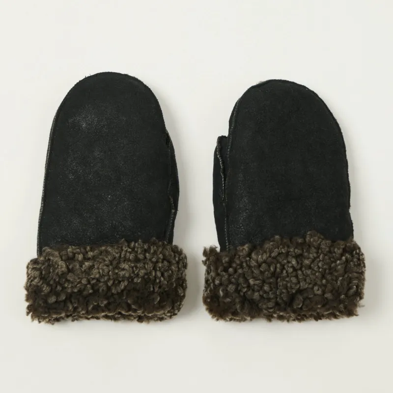 Crown Cap 4-86016 Shearling Mittens - Black sold by Son of a Stag
