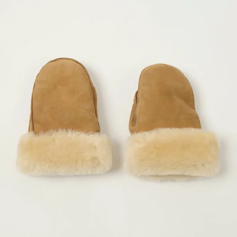 Crown Cap 4-86016 Shearling Mittens - Camel sold by Son of a Stag