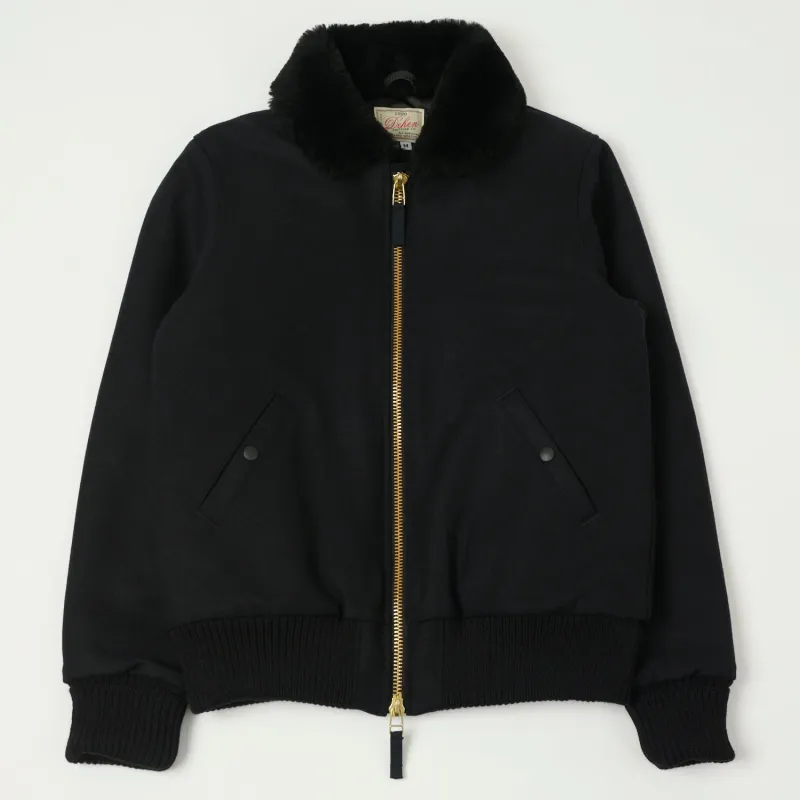 Dehen 1920 Heavy Duty Flyer's Club Jacket - Black sold by Son of a Stag