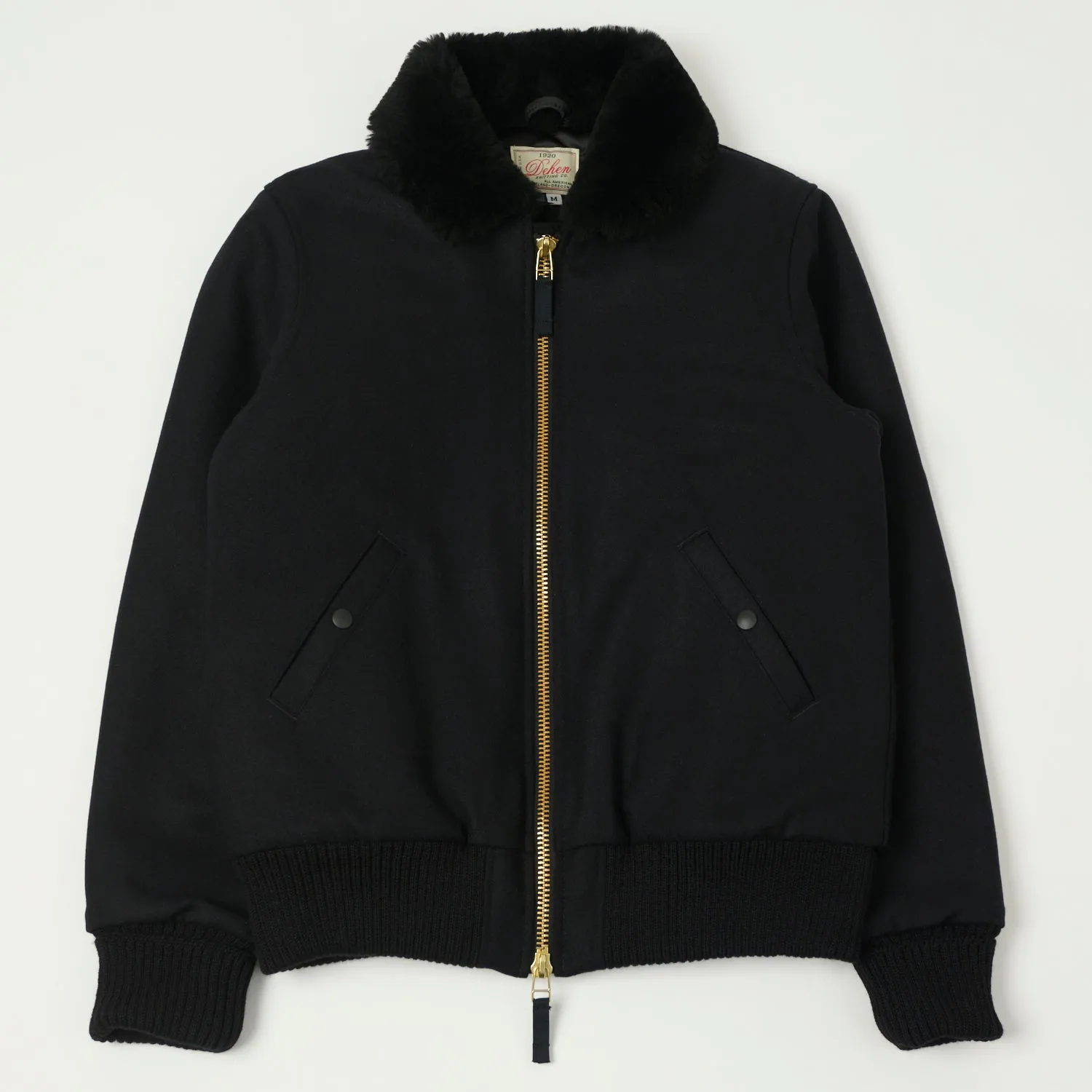 Dehen 1920 Heavy Duty Flyer's Club Jacket - Black sold by Son of a Stag