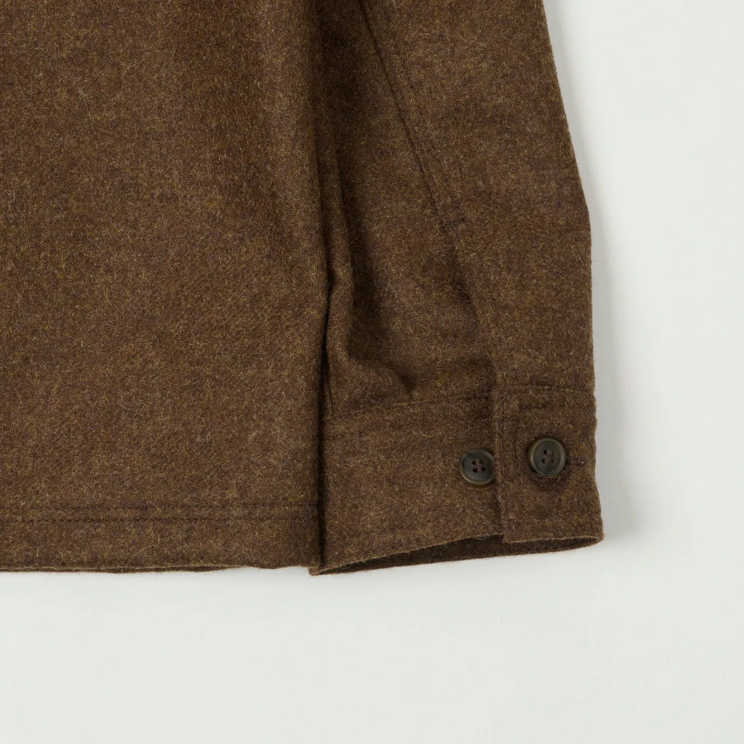 Dehen 1920 Skyline Overshirt - Medium Brown Mix sold by Son of a Stag product image thumbnail 3
