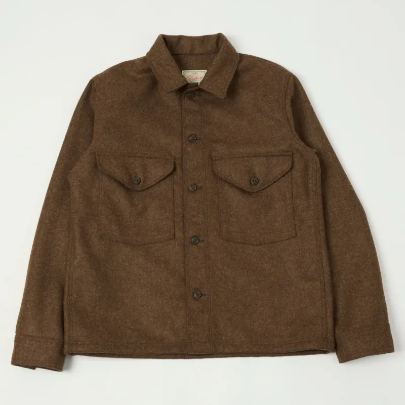 Dehen 1920 Skyline Overshirt - Medium Brown Mix sold by Son of a Stag