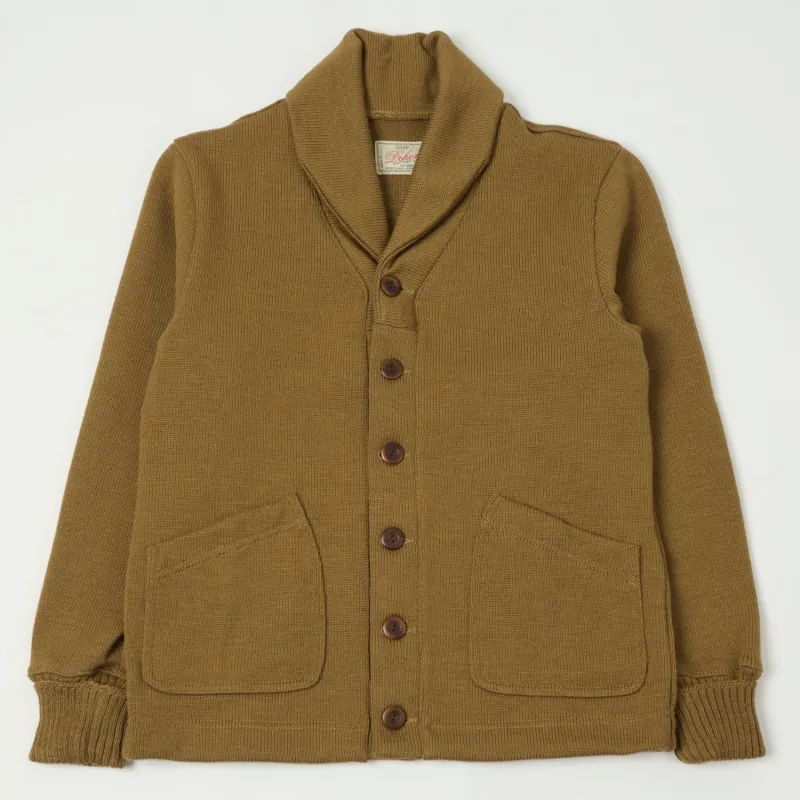 Dehen 1920 Shawl Sweater Coat 2.0 - Dark Tan sold by Son of a Stag