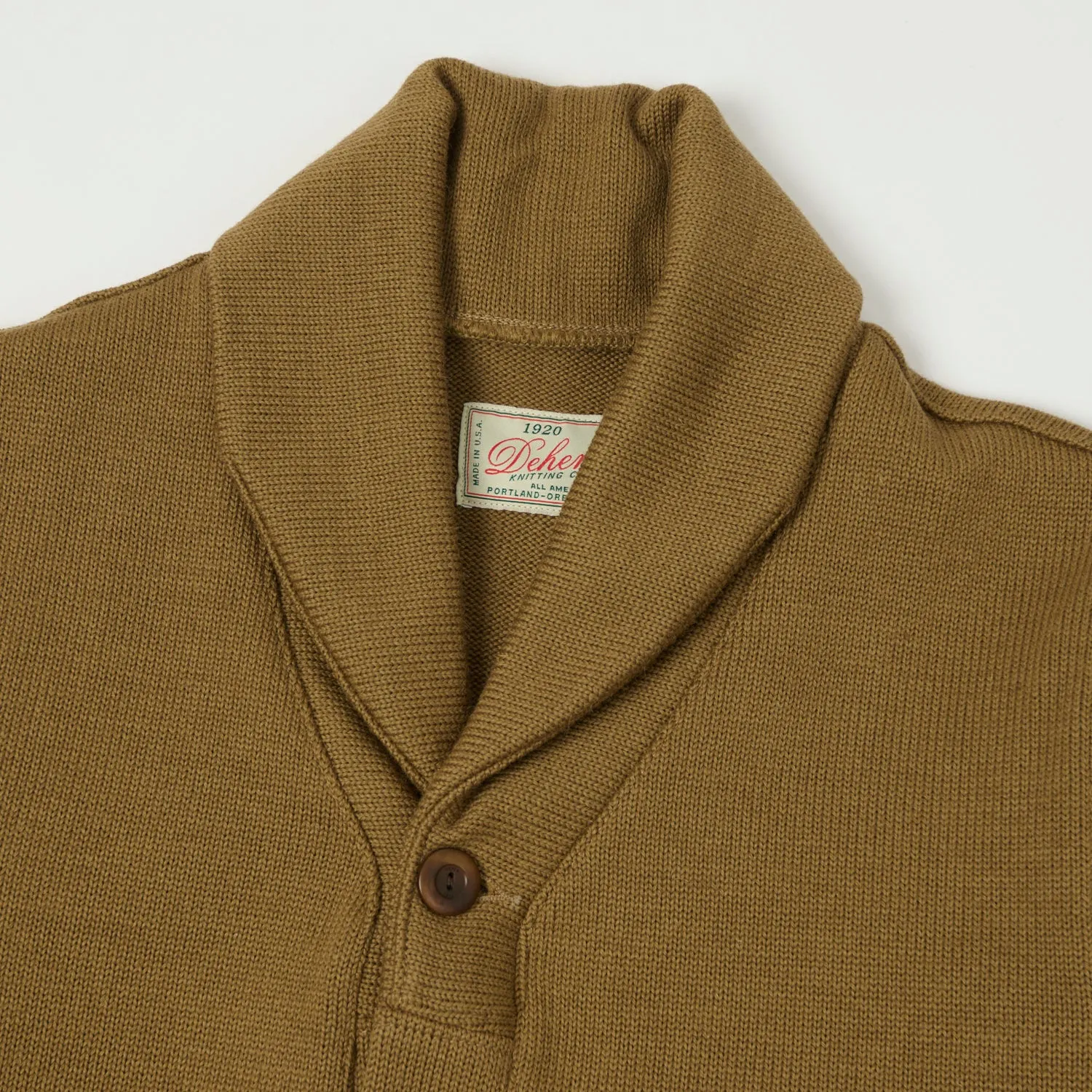Dehen 1920 Shawl Sweater Coat 2.0 - Dark Tan sold by Son of a Stag product image thumbnail 2