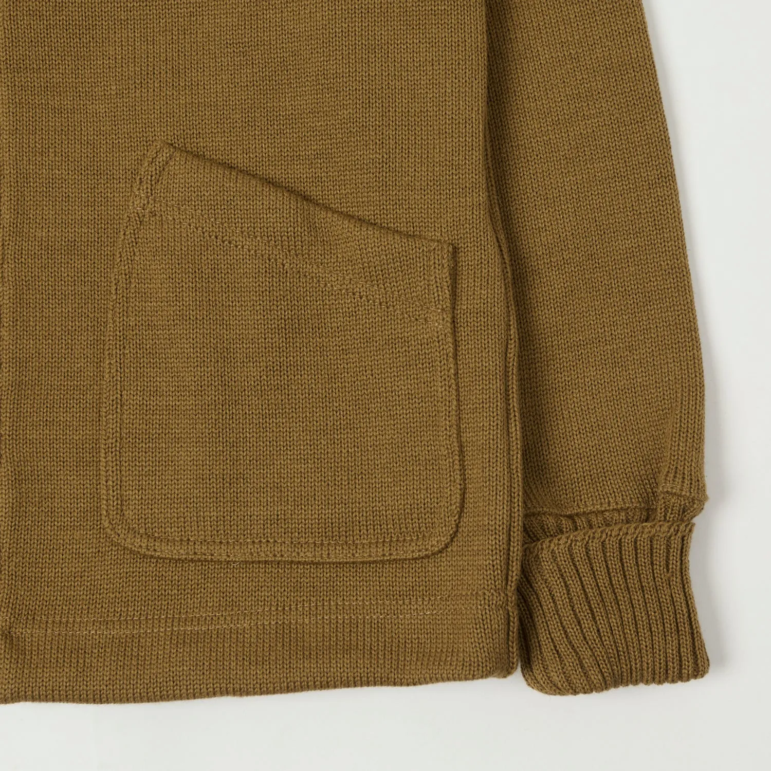 Dehen 1920 Shawl Sweater Coat 2.0 - Dark Tan sold by Son of a Stag product image thumbnail 3