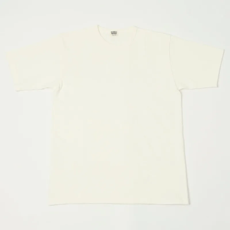 Dubbleworks Heavy Fabric Tee - Off White sold by Son of a Stag