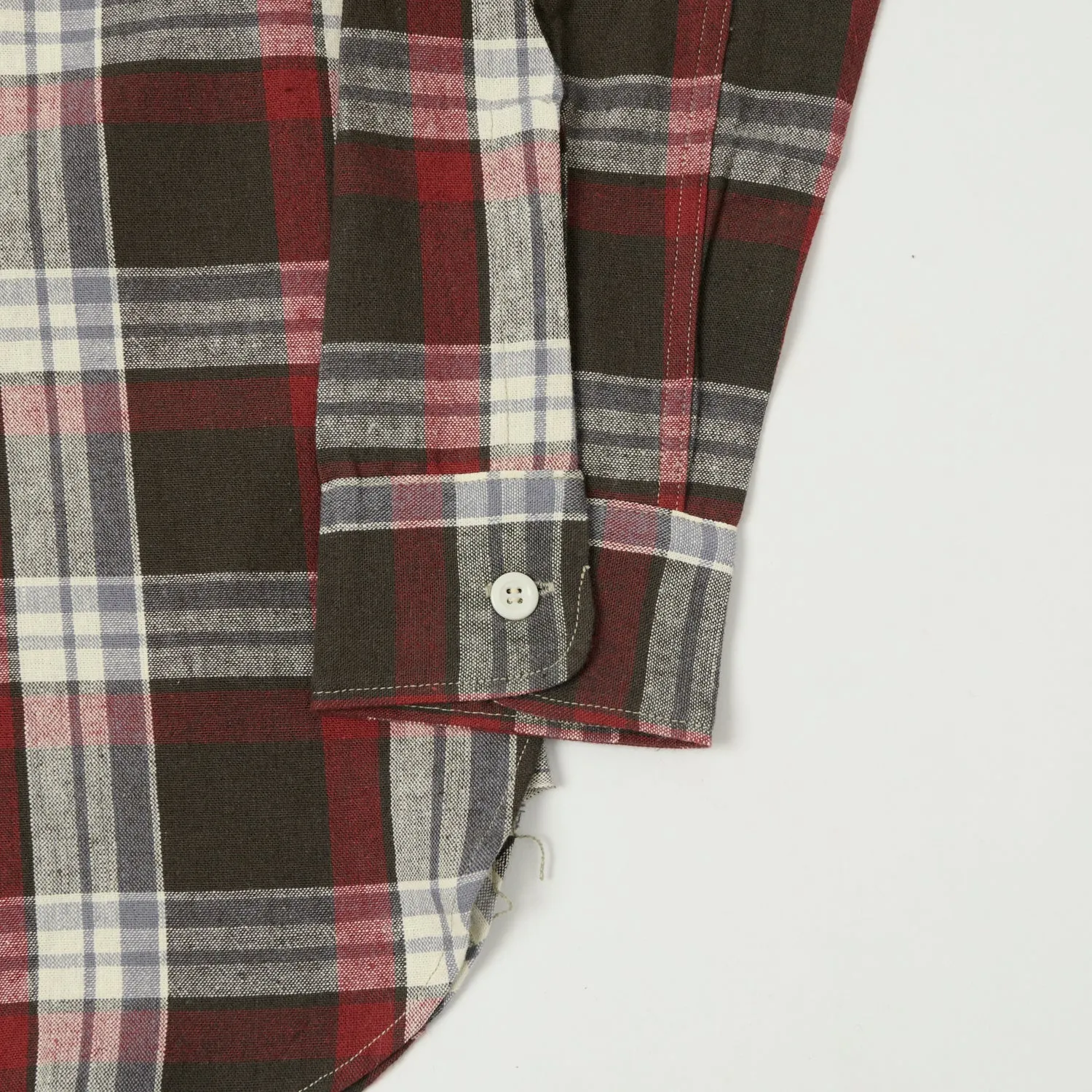 Warehouse & Co 3055 Duck Digger Plaid Work Shirt - Charcoal sold by Son of a Stag product image thumbnail 3