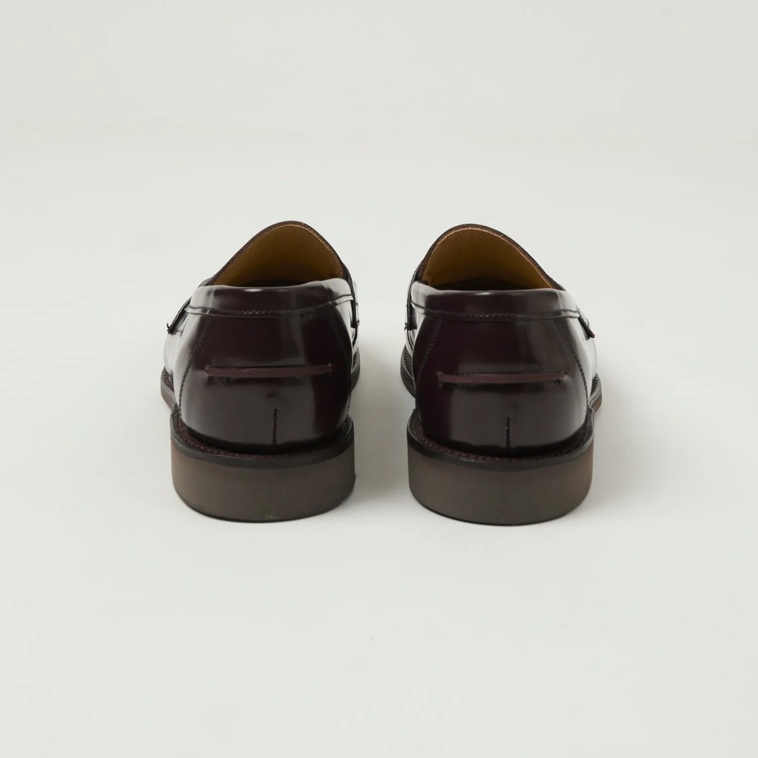 Sanders Butt Seam Loafer Shoe - Burgundy Polishing Leather sold by Son of a Stag product image thumbnail 4