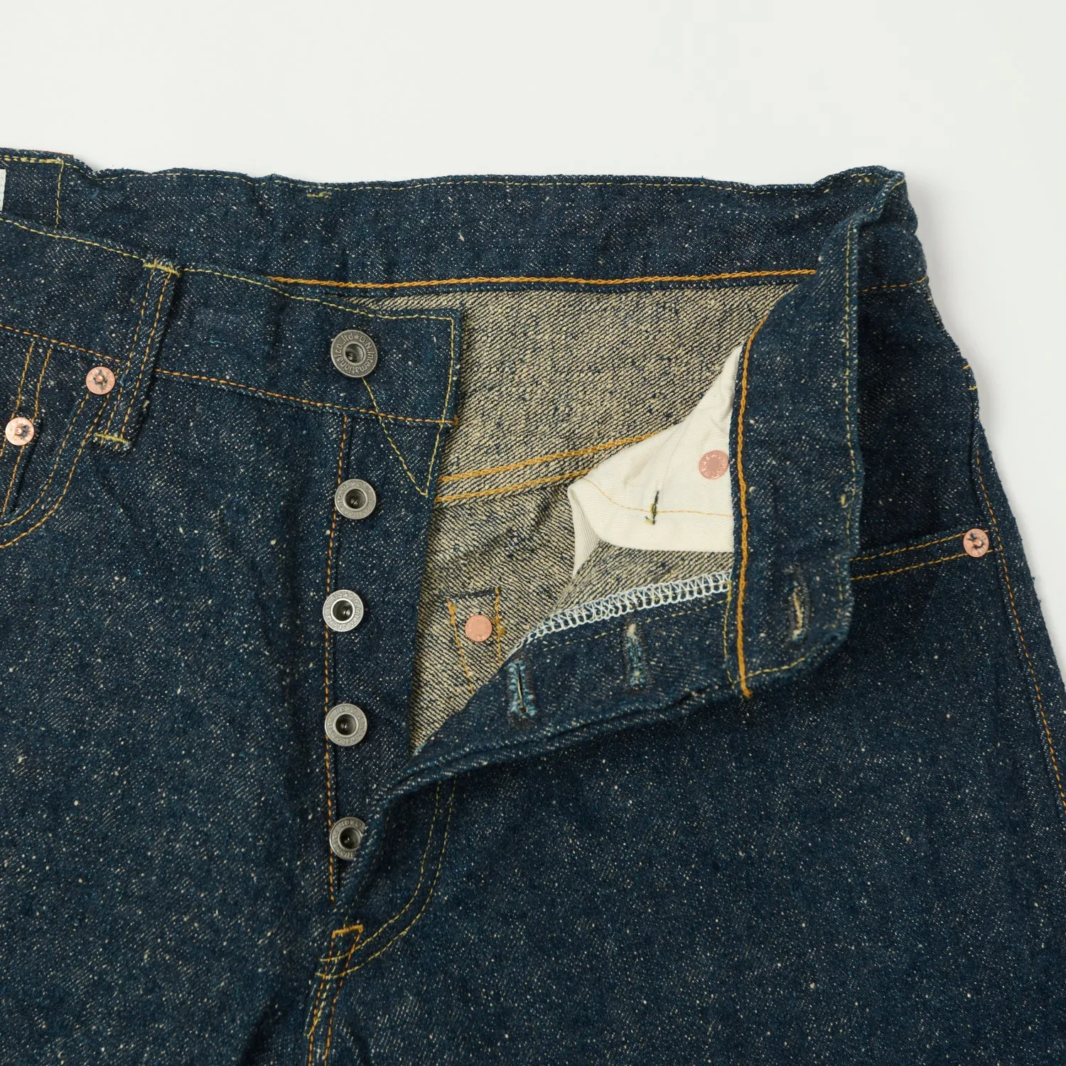 ONI Denim 266-CCD Kabuki 'Crushed Concrete Denim' 15oz Regular Straight Jean - One Wash sold by Son of a Stag product image thumbnail 5