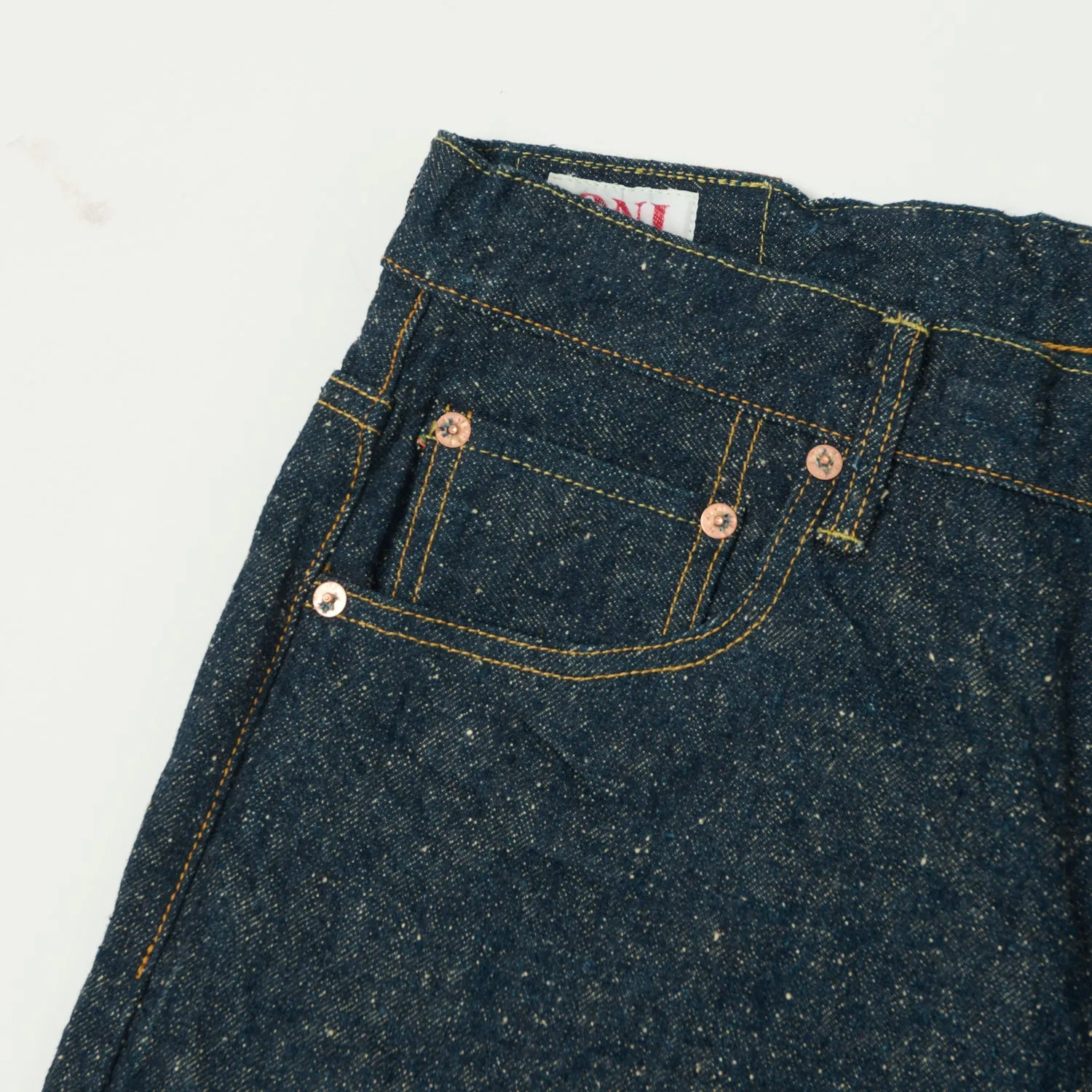ONI Denim 266-CCD Kabuki 'Crushed Concrete Denim' 15oz Regular Straight Jean - One Wash sold by Son of a Stag product image thumbnail 4