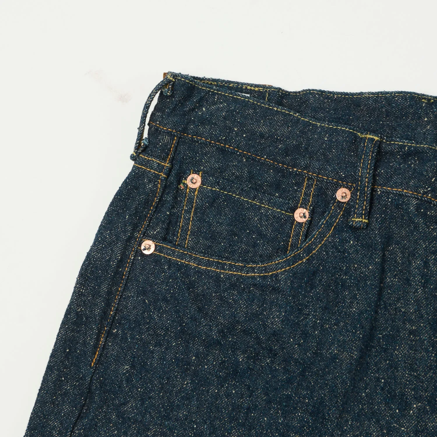 ONI Denim 246-CCD Kabuki 'Crushed Concrete Denim' 15oz Relaxed Tapered Jean - One Wash sold by Son of a Stag product image thumbnail 4