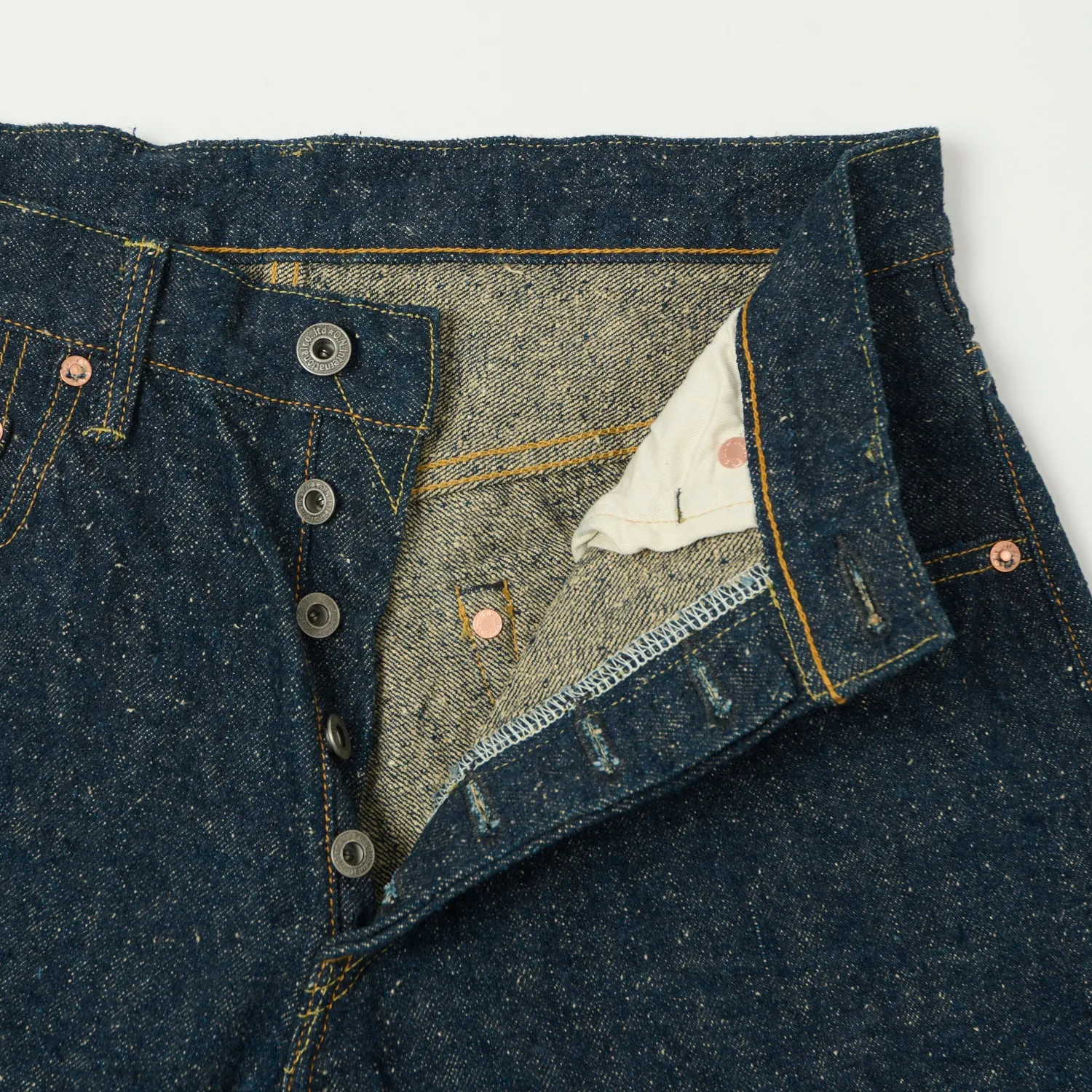 ONI Denim 200-CCD Kabuki 'Crushed Concrete Denim' 15oz Wide Straight Jean - One Wash sold by Son of a Stag product image thumbnail 5