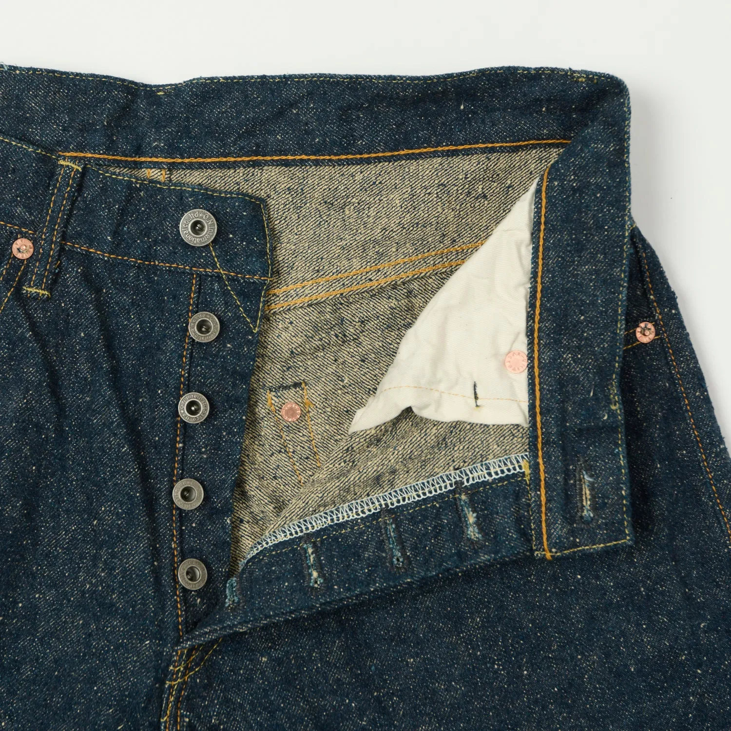ONI Denim 902-CCD Kabuki 'Crushed Concrete Denim' 15oz Regular Tapered Jean - One Wash sold by Son of a Stag product image thumbnail 5