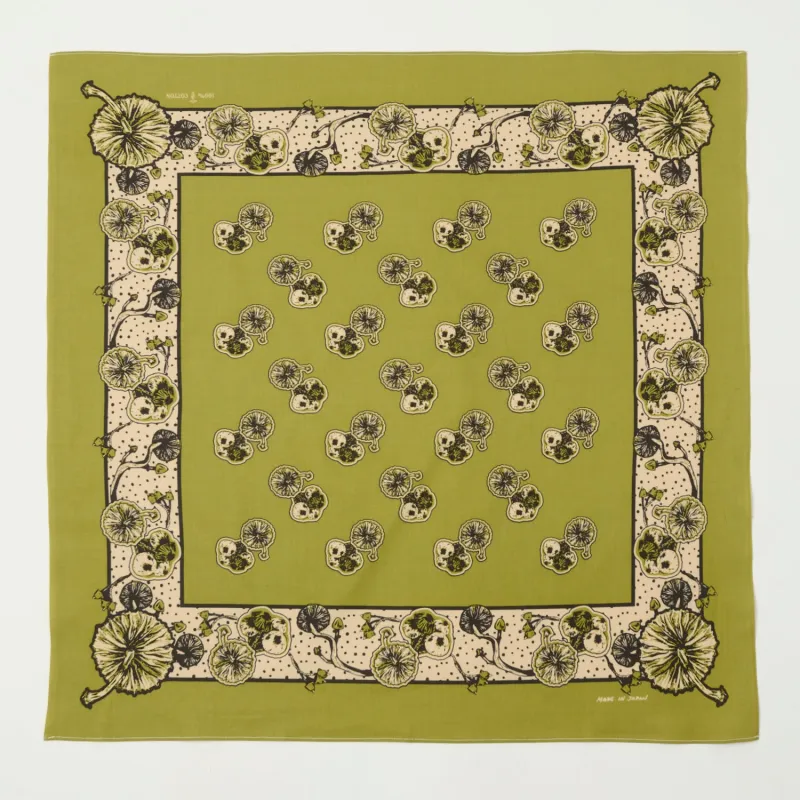One Ear Brand 'Sincerity' Bandana - Green sold by Son of a Stag