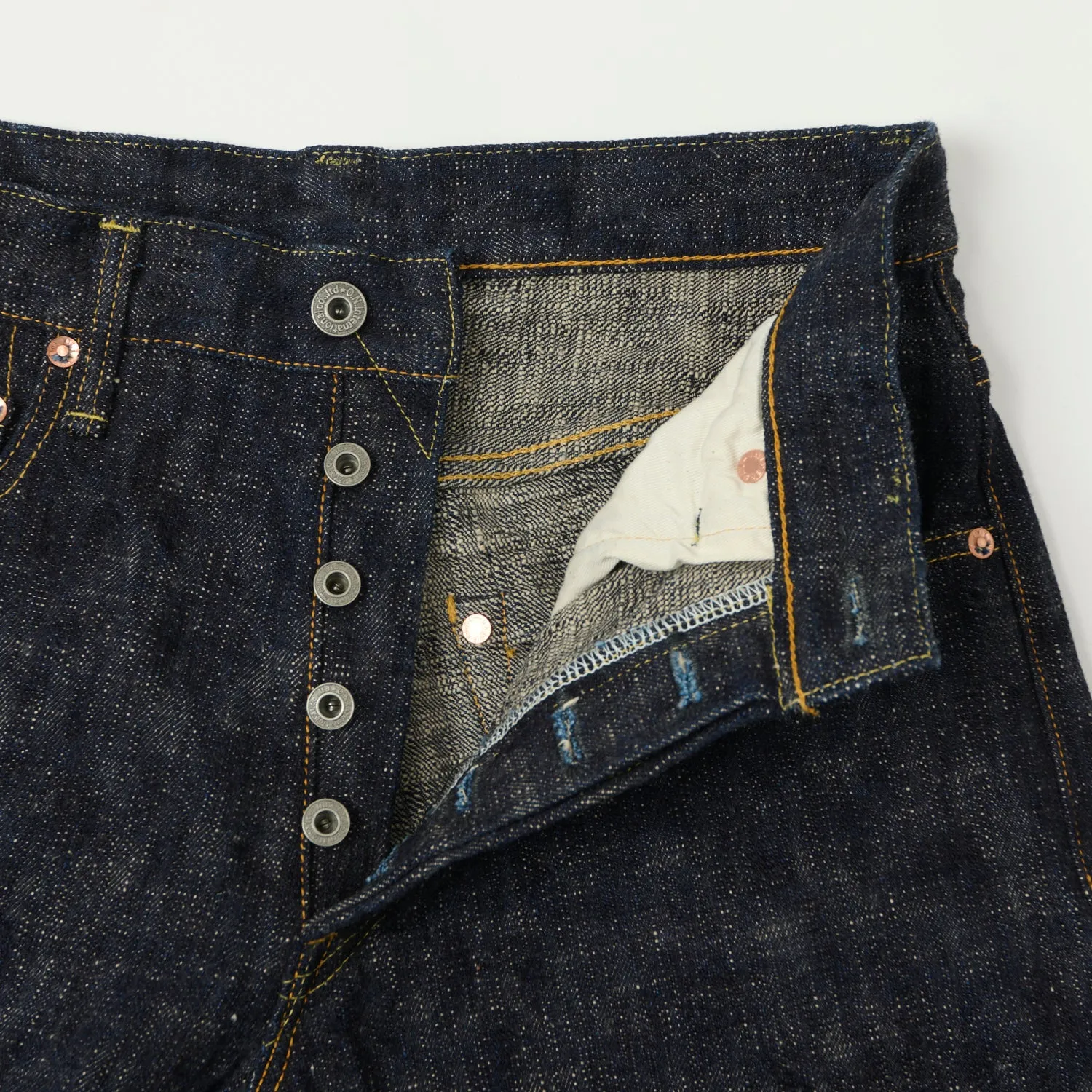 ONI Denim 200-Kasuri 17oz Wide Straight Jean - One Wash sold by Son of a Stag product image thumbnail 4