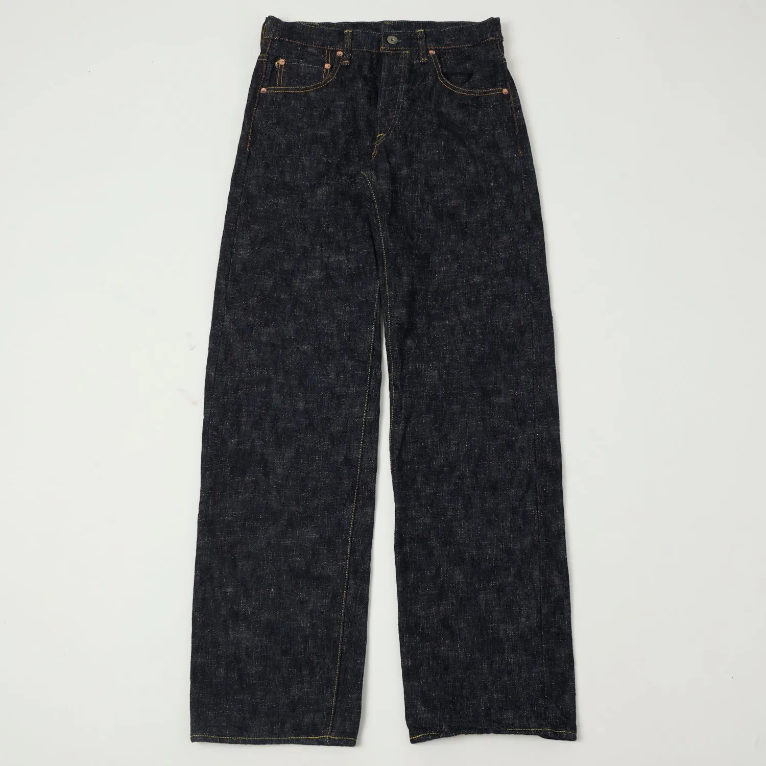 ONI Denim 200-Kasuri 17oz Wide Straight Jean - One Wash sold by Son of a Stag