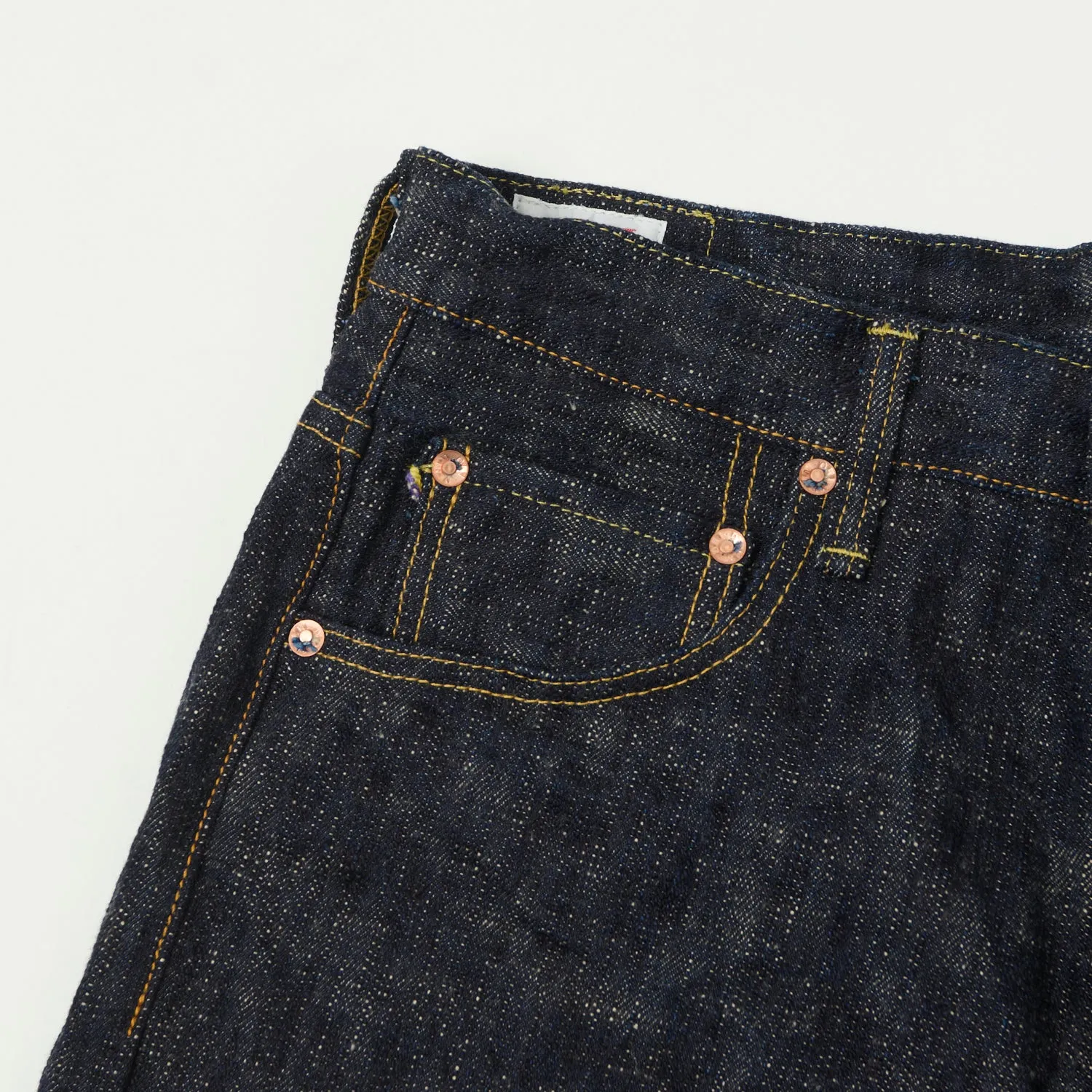 ONI Denim 200-Kasuri 17oz Wide Straight Jean - One Wash sold by Son of a Stag product image thumbnail 3