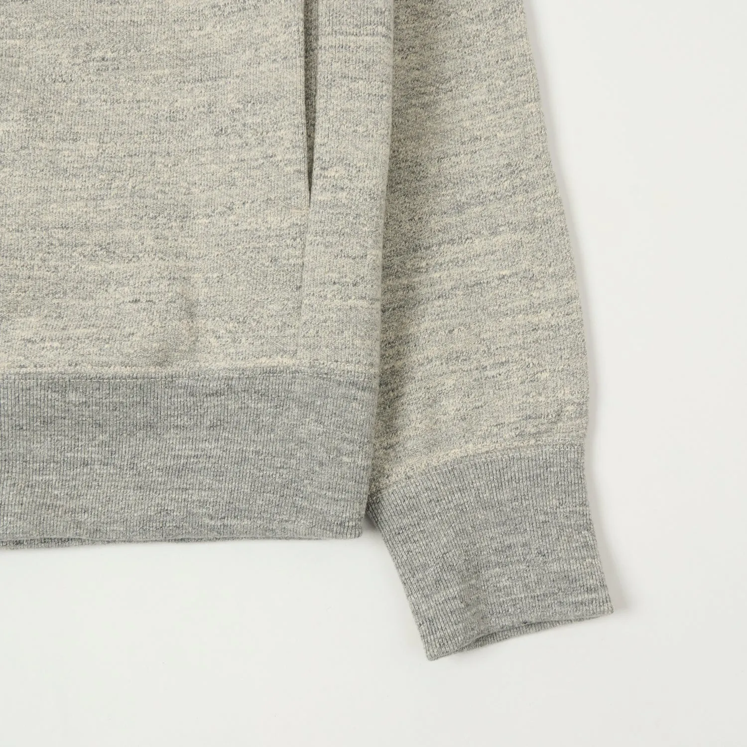 Jackman GG Padded Sweat Parka - Heather Grey sold by Son of a Stag product image thumbnail 4